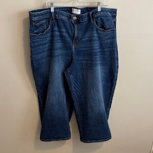 Lane Bryant straight crop jeans size 24